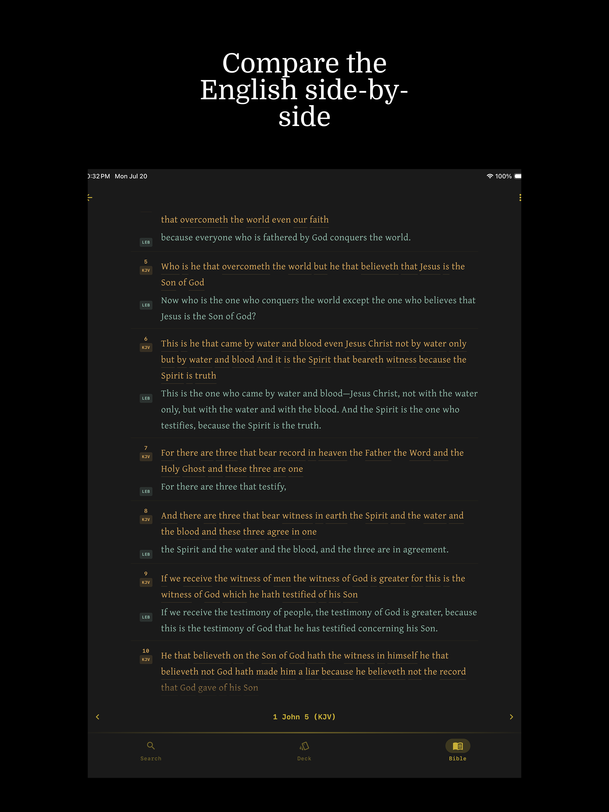 Koine: FlashCard & BibleReader screenshot 11