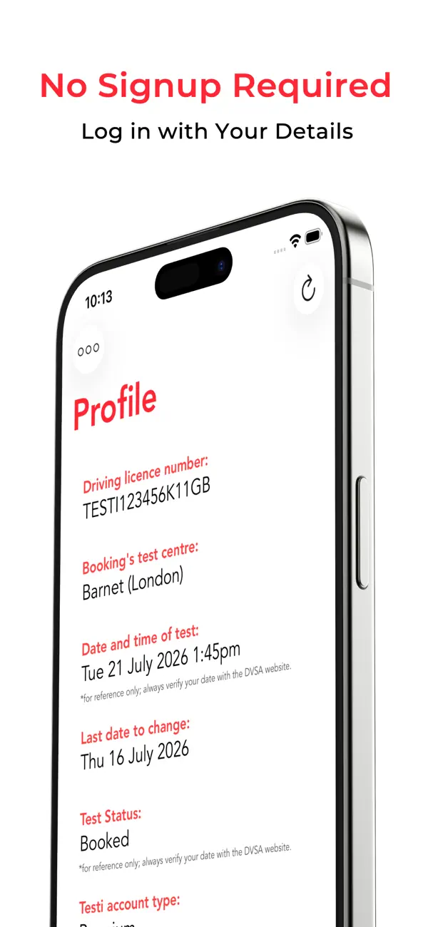Screenshot #1 pour Testi Driving Cancellations UK