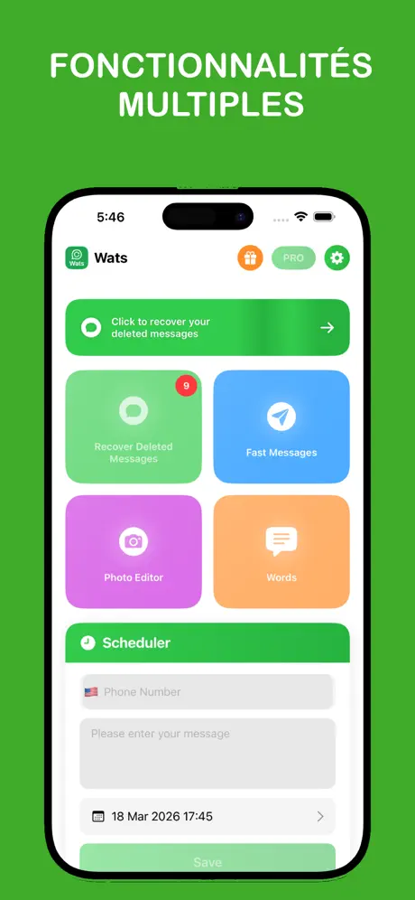 W: Récupérer Message Supprimés screenshot 2