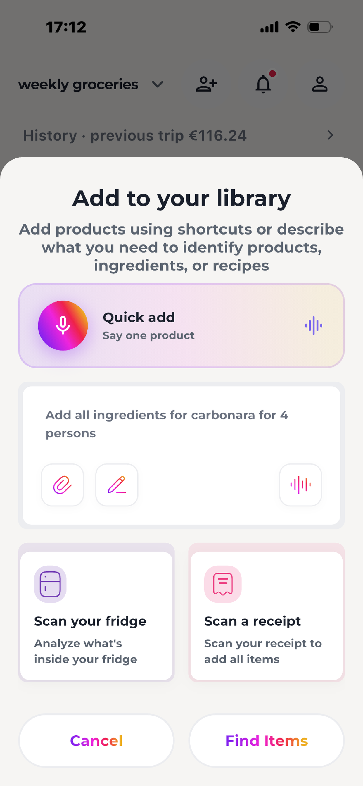 L1st: AI Grocery List, Deals screenshot 4