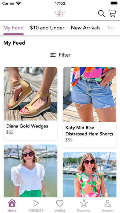 The Purple Posy Boutique Screenshot