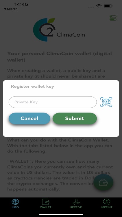 ClimaCoin Wallet screenshot-5