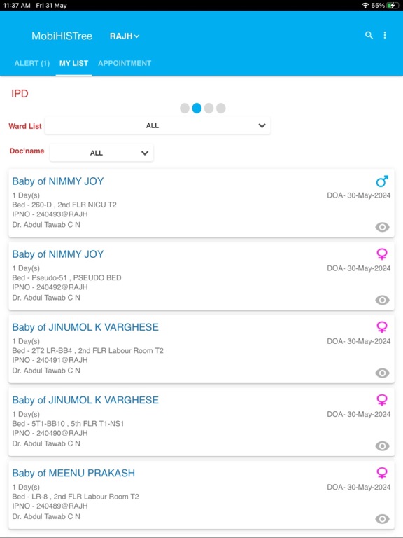 Screenshot #5 pour Rajagiri MobiHISTree