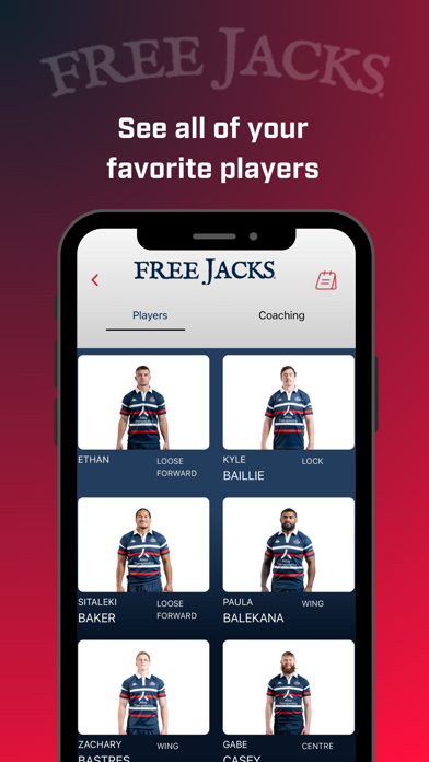Free Jacks Rugby Screenshot