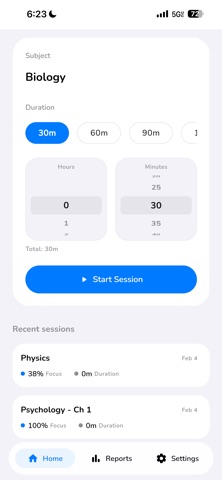 Flowtime - Focus Timer Screenshot 1 of 5