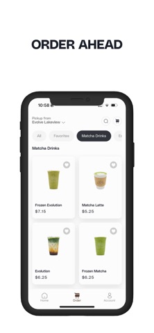 Evolve Coffee + Matcha screenshot