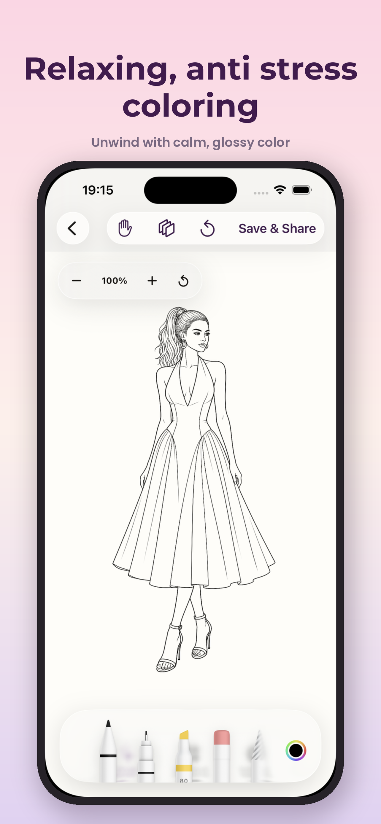 Color the Look: Coloring Book screenshot 4