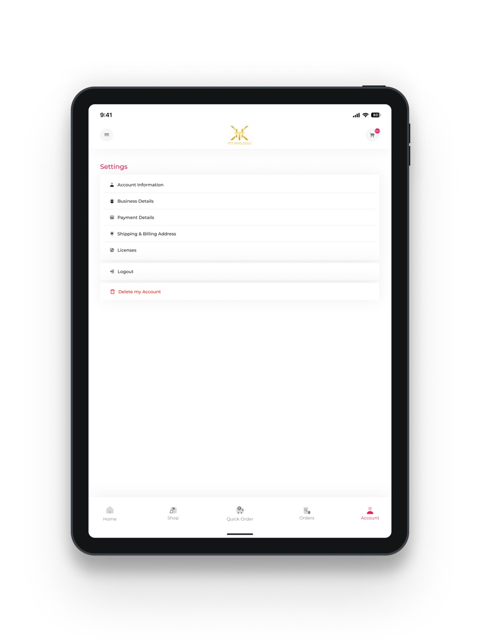 iPad screenshot