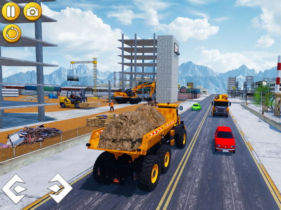 Heavy Crane JCB Excavator 3D iPad screenshot