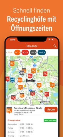 BSR - Berliner Stadtreinigung app screenshot