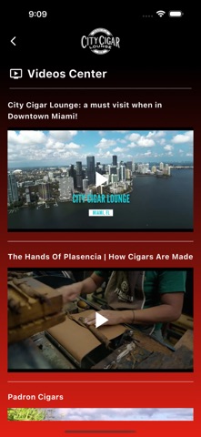 City Cigar Lounge iPhone screenshot