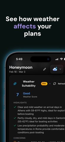 WeathrPlan screenshot
