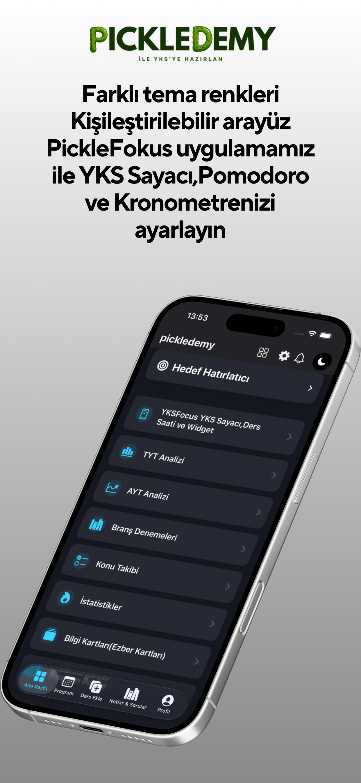 Pickledemy YKS Takip Planlama