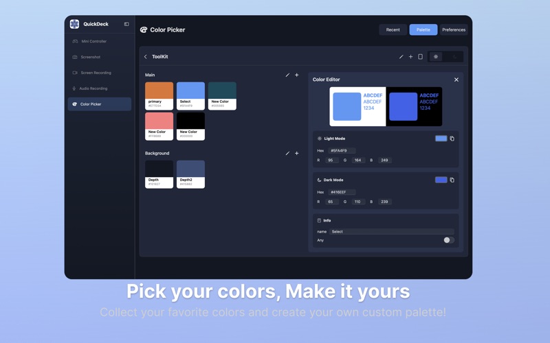 QuickDeck screenshot
