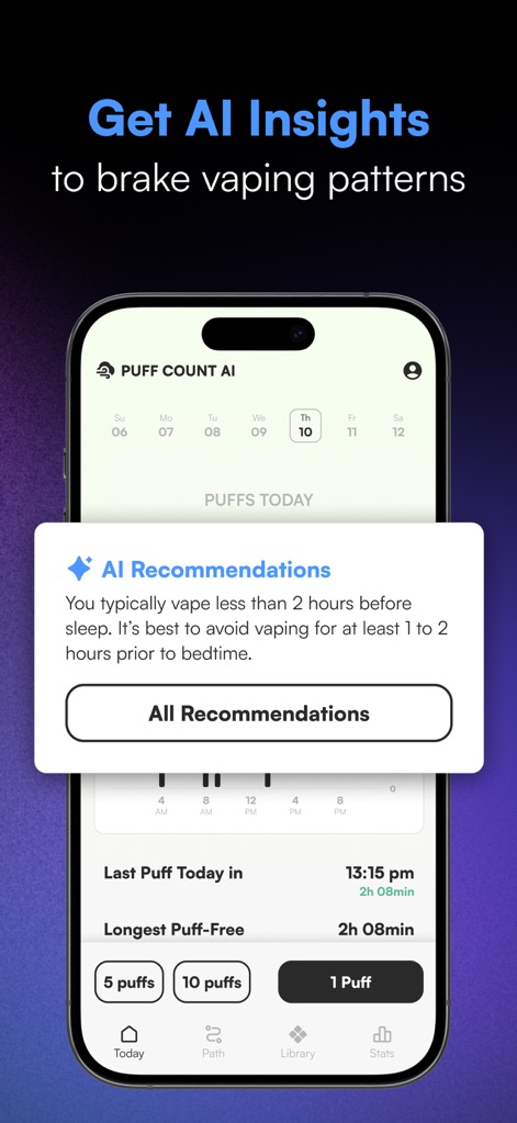 Quit Smoking: Vape Counter AI - Health & Fitness App | MWM