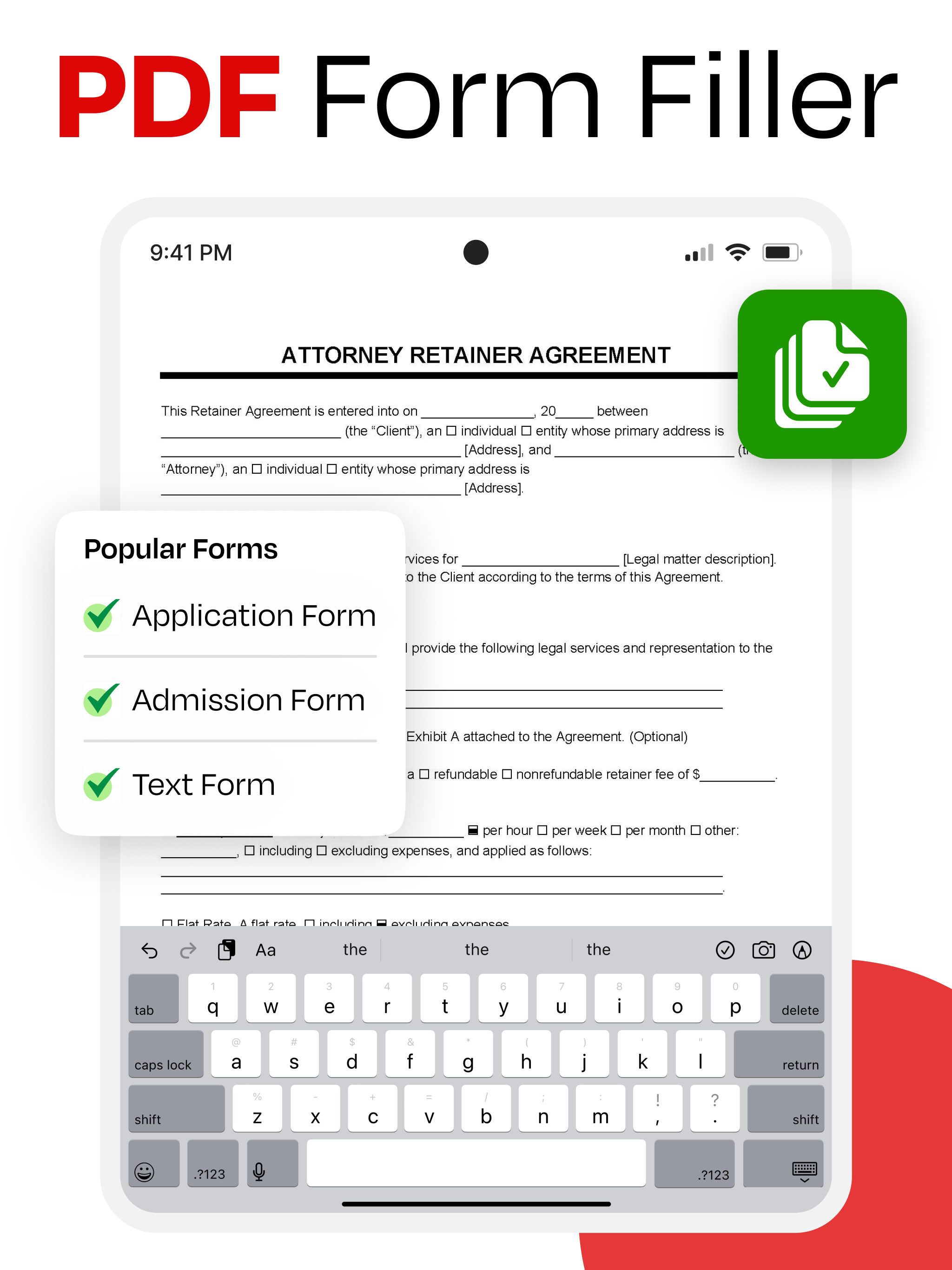 PDF Filler: Edit & Sign screenshot 9