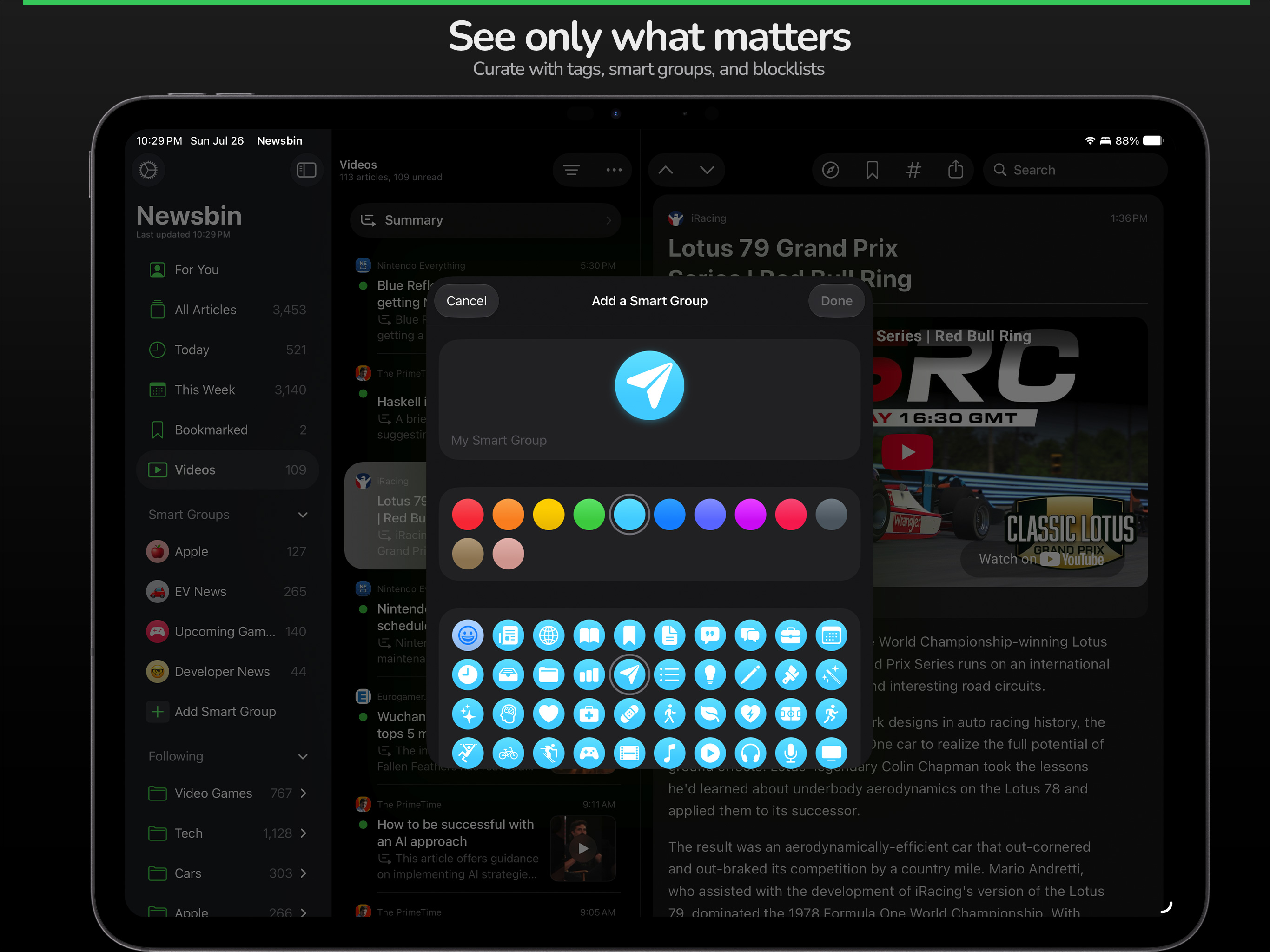 Newsbin: RSS Feed Reader screenshot 16
