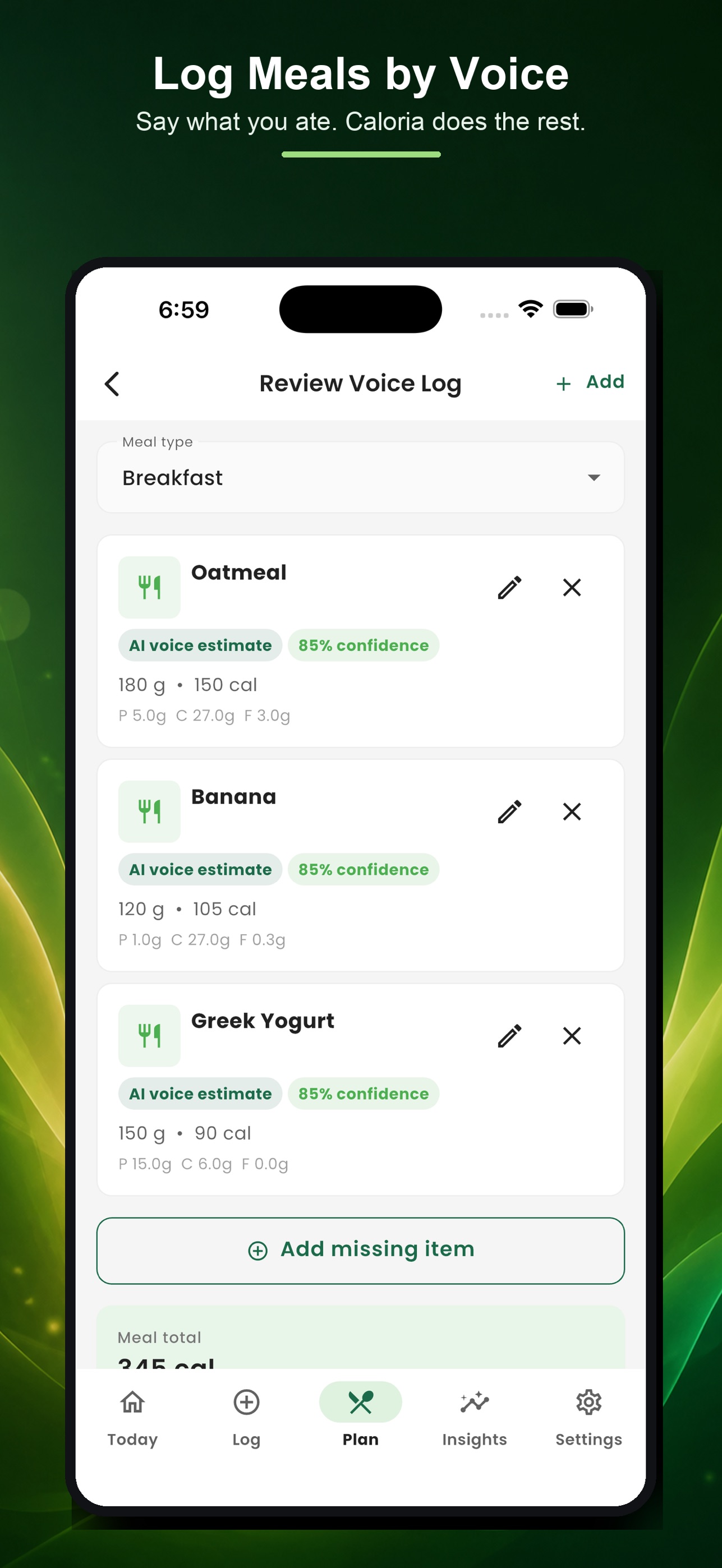Screenshot 7 of Caloria: AI Calorie Counter