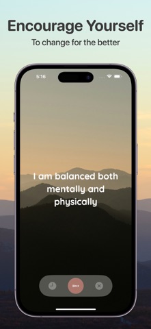 Daily Affirmations: Life Quote iPhone screenshot