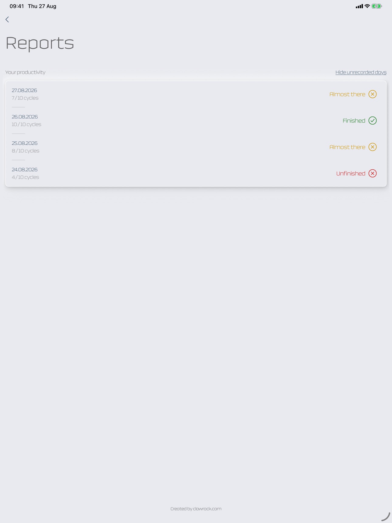 Screenshot 7 of Pomodoro by ClawRock