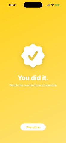 Do it Now — Bucket List iPhone screenshot