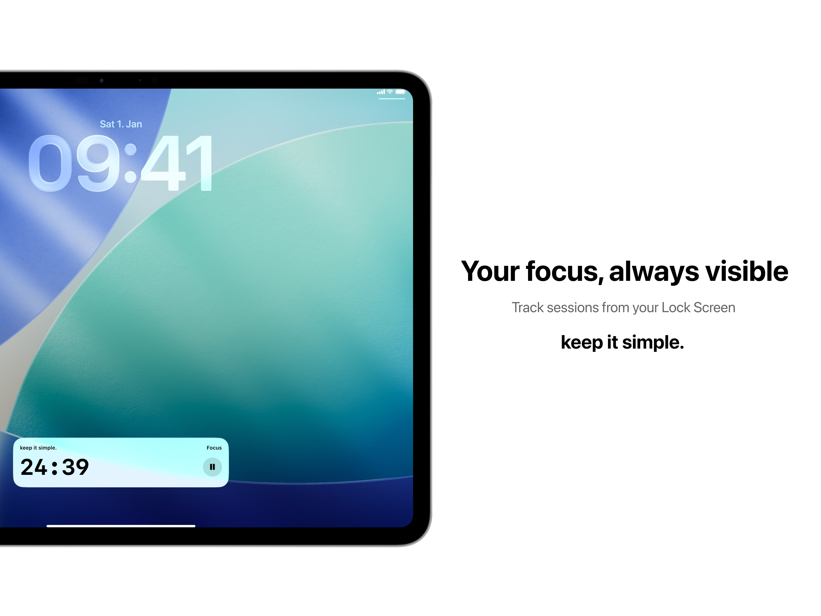 keep it simple. Focus Timer