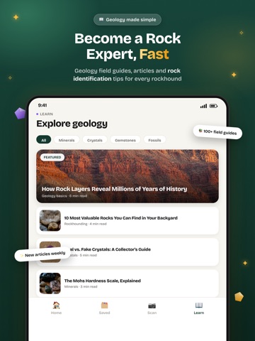 Rock Identifier - Rock Scanner iPad screenshot