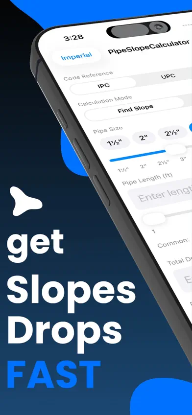 Pipe Slope Calculator screenshot 1