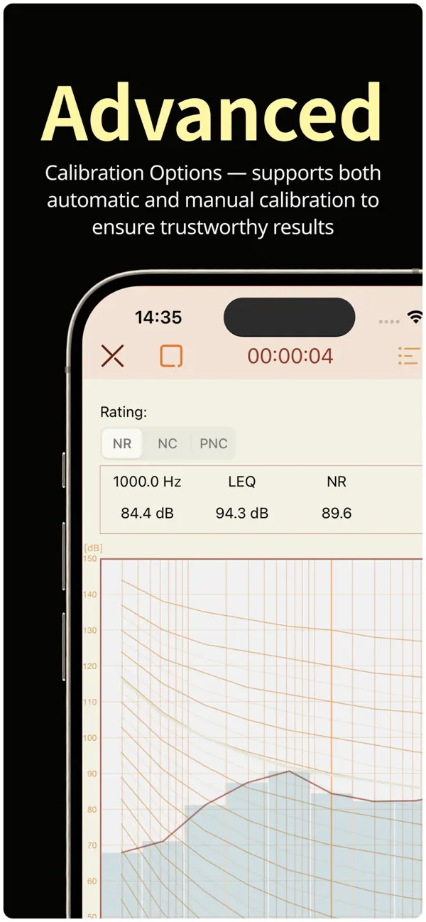 Screenshot #3 pour NoiseLab-Lite:Noise Meter,SLM