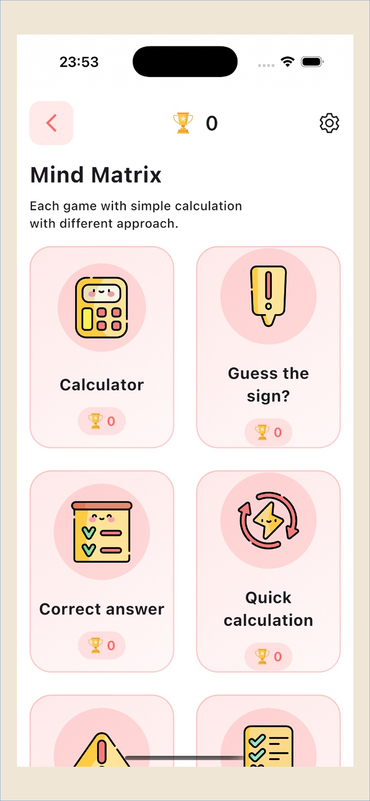 Mind Matrix Puzzle