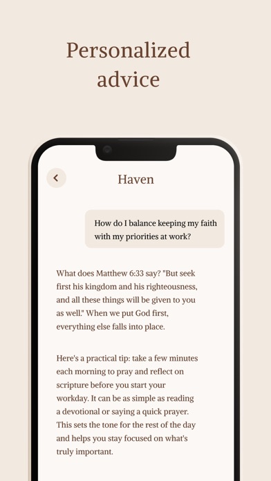 Haven - Bible Chat Screenshot