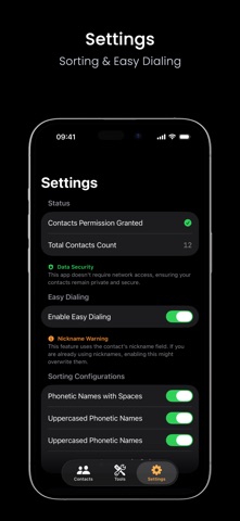 SortMyContacts screenshot