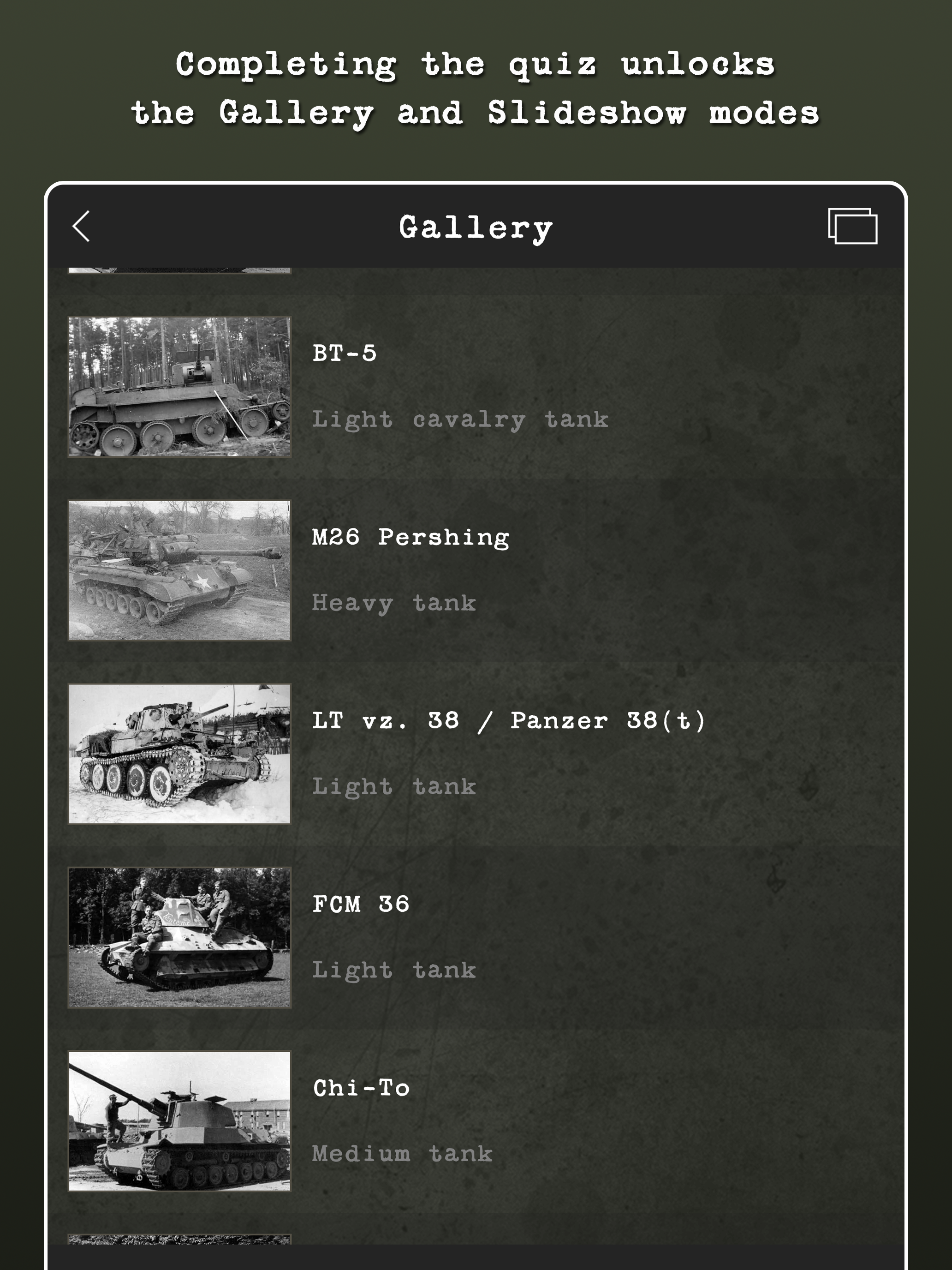 Guess the World War II Tank