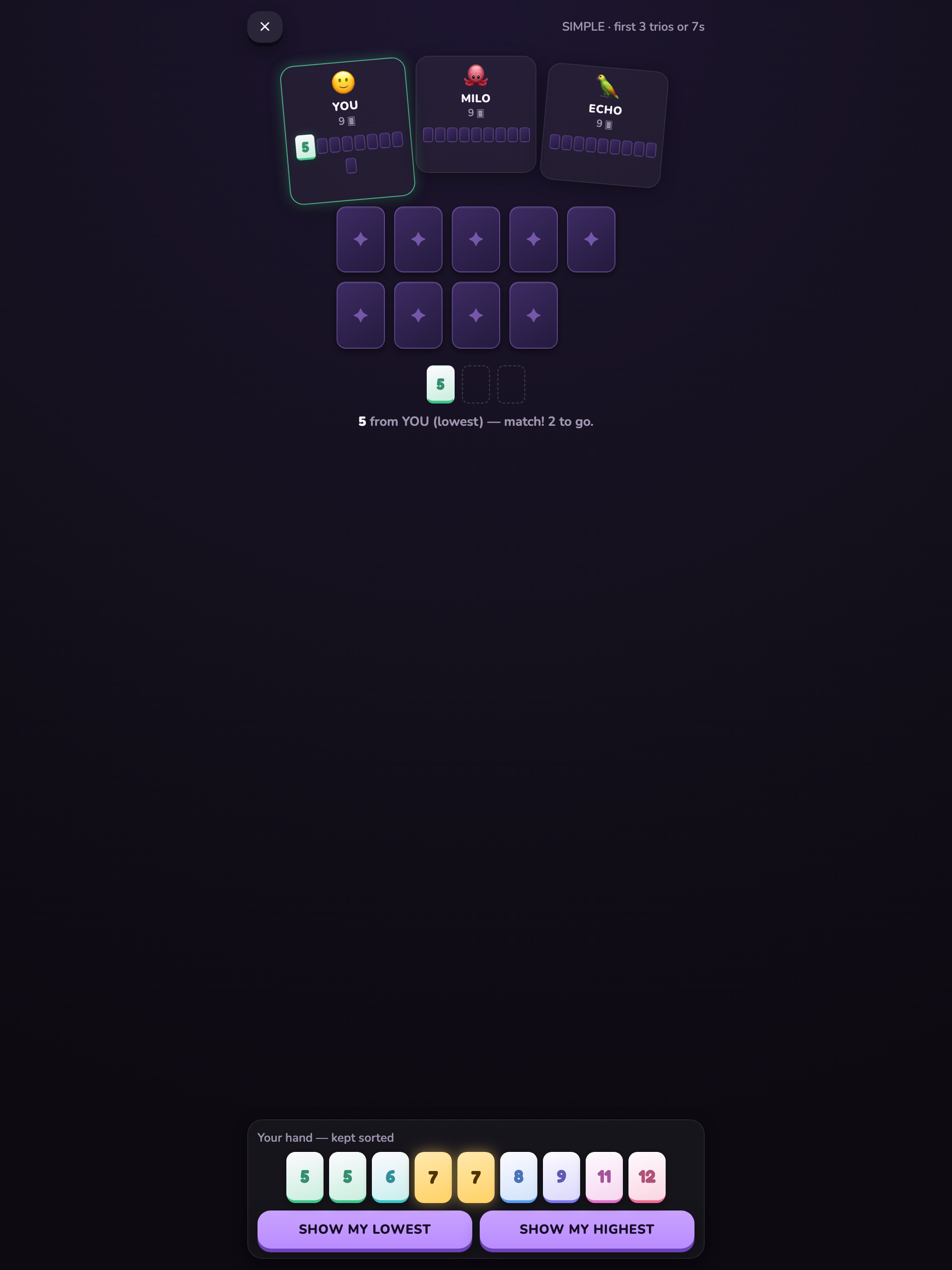 Triad: Memory Card Duel screenshot 6