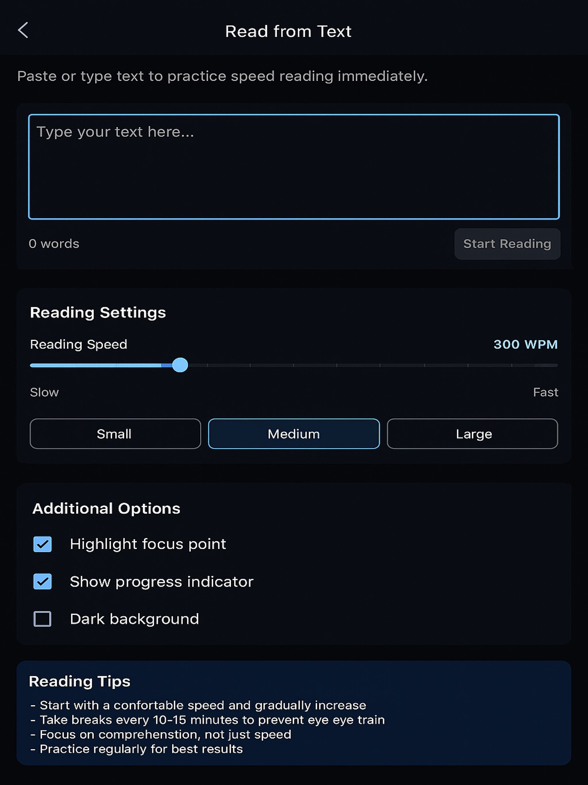EyzRead - Fast Reading