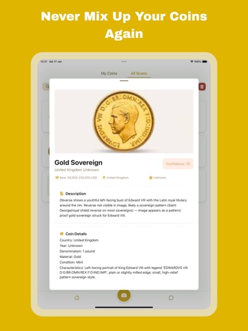 Penny Scanner App iPad screenshot