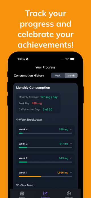 Decaf - Stop Caffeine & Coffee Screenshot 4 of 4