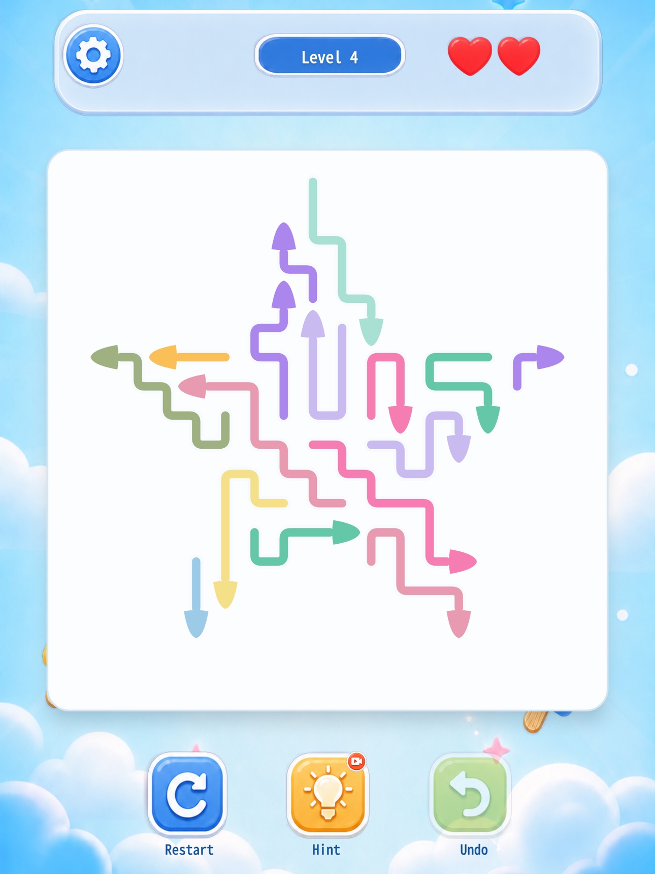 Screenshot 4 of Arrow Maze: Tap & Escape