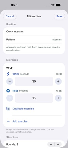 Pacefold: Interval Timer screenshot 4