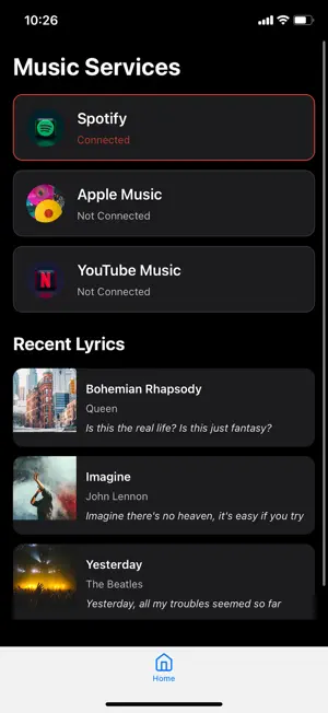 Lyrics Finder: Song Search screenshot 1