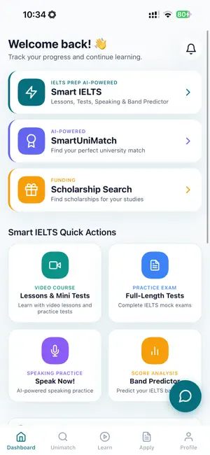 Smart IELTS - Study Abroad screenshot 2