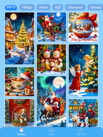 Christmas Color by Numbers