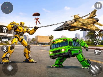 Robot Transform War Games 3D iPad screenshot