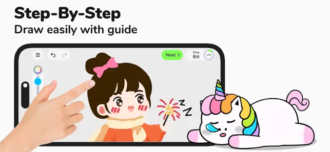 DrawMee - Learn how to draw iPhone screenshot 1