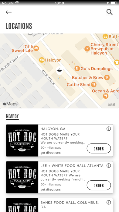 The Original Hot Dog Factory Screenshot
