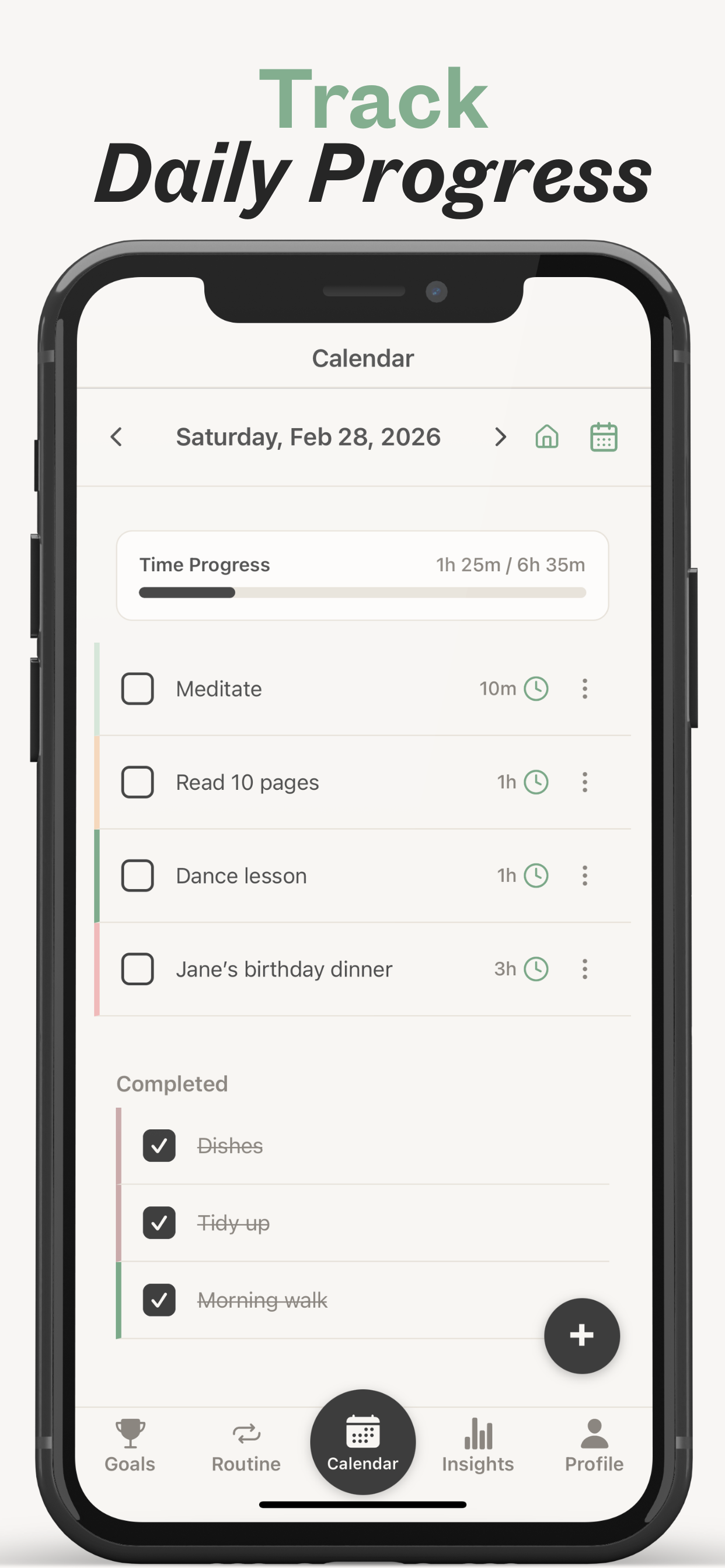 Avid - Goal Tracker