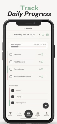 Avid - Goal Tracker iPhone screenshot
