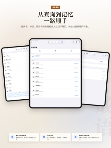 成语词典 精编版 iPad screenshot