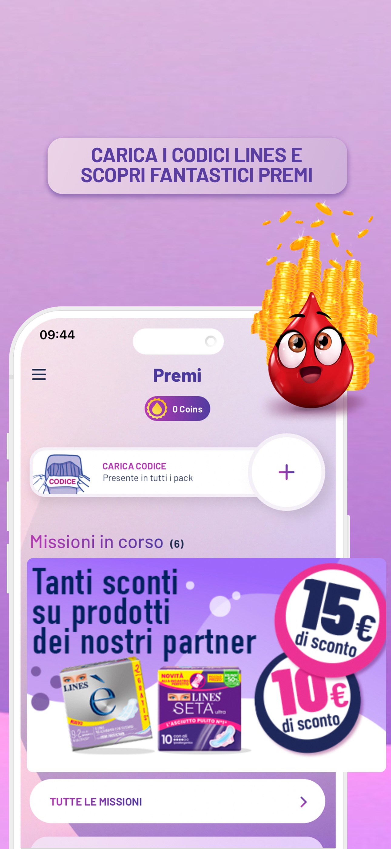 My Lines, calendario mestruale