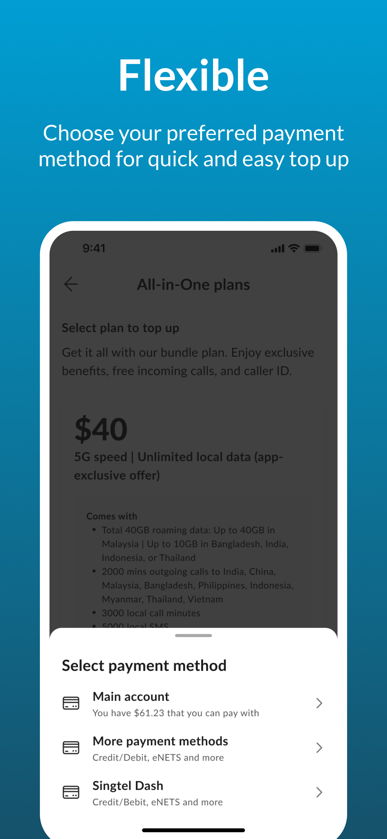 Singtel Prepaid hi!App screenshot 4